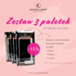 ZESTAW 3 paletki Extreme Volume 0.05C - 11mm, 12mm, 13mm